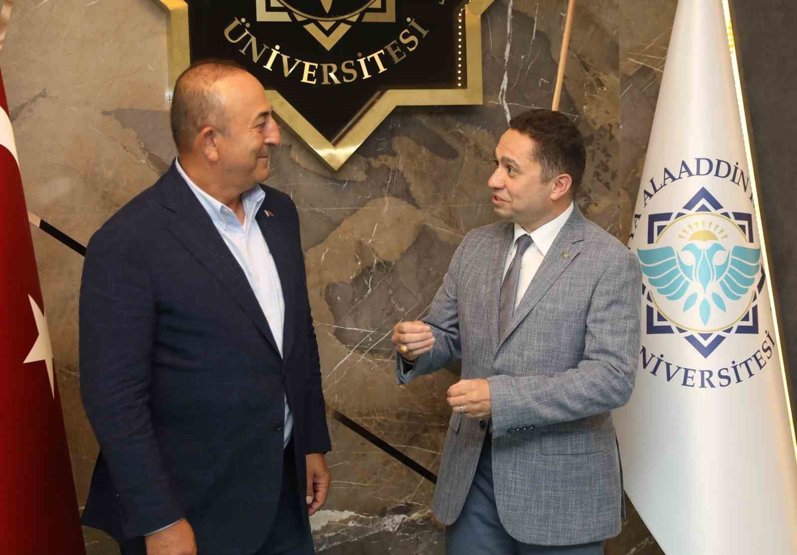 Çavuşoğlu: "ALKÜ'ye desteklerimiz devam edecek"