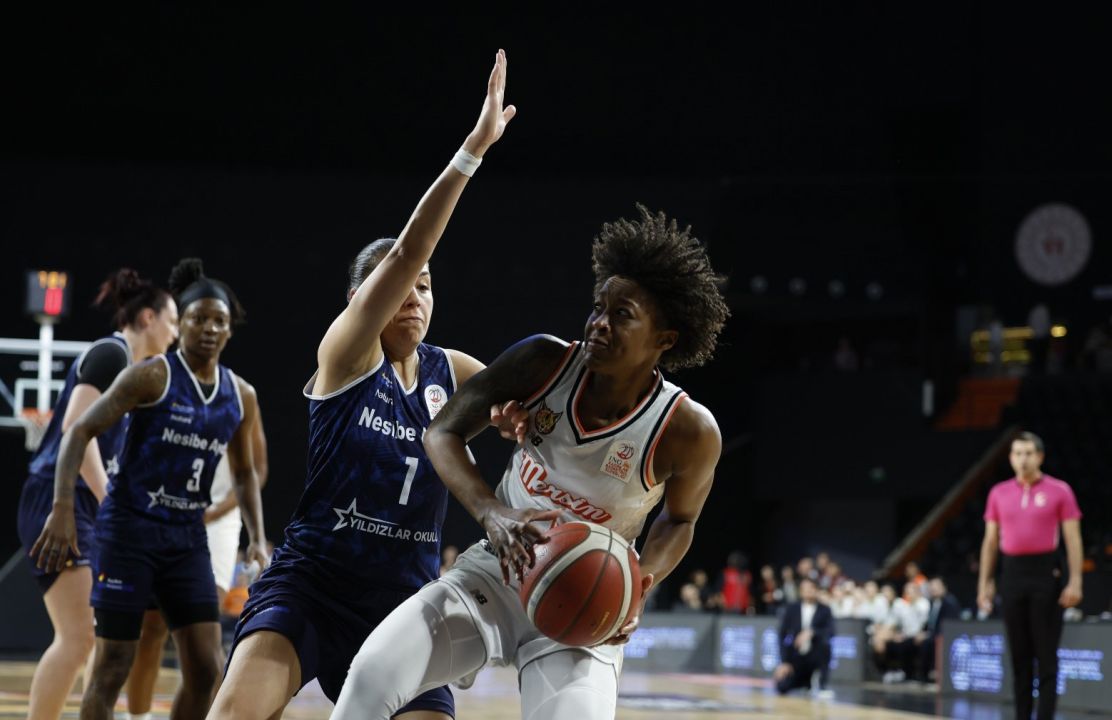 Kadınlar Basketbol Süper Ligi: ÇBK Mersin: 91 - Nesibe Aydın: 60