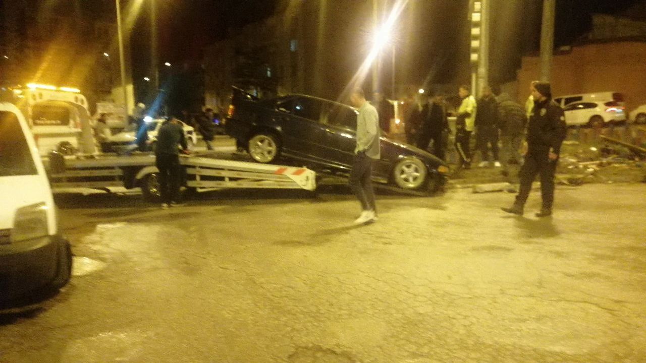 Polisin "Dur" İhtarına Uymadı, Kaçarken Kaza Yaptı