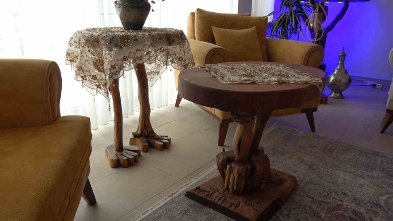 Pandemide Başlayan Hobi ile Köy Evini Sanat Galerisine Dönüştürdü