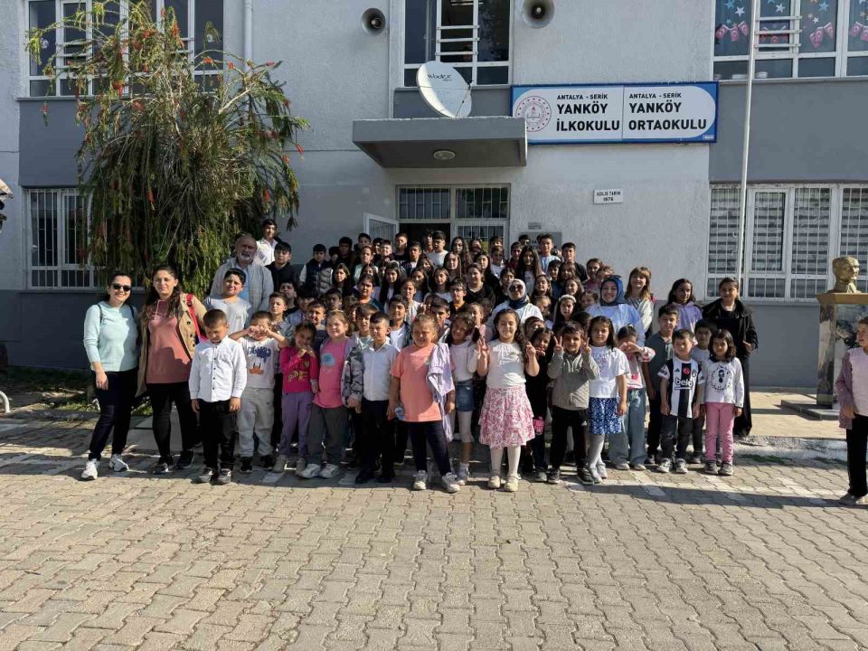 Kırsal bölgede taşımalı eğitim gören öğrencilere özel etkinlik