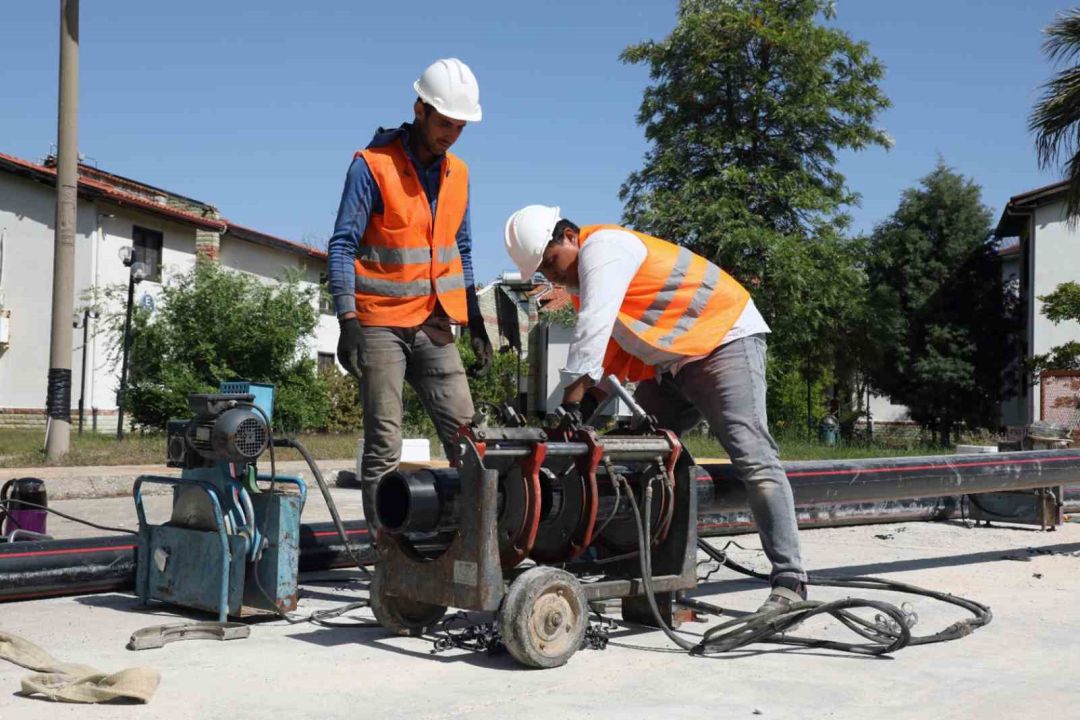 Aksaz’da içme suyu ve yangın hatları yenileniyor