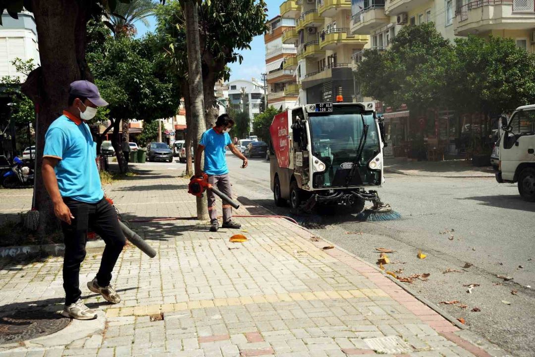 Alanya’da bayram öncesi kapsamlı temizlik seferberliği