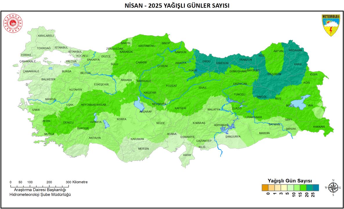 Meteoroloji Açıkladı: Nisan Yağışları Rekor Kırdı, Sıcaklıklar Normal Seyretti