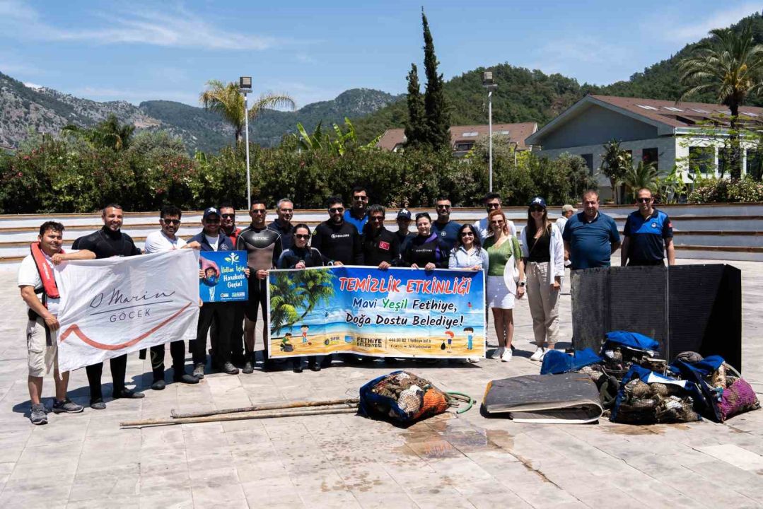 Deniz Dibinden Çıkanlar Şoke Etti! Göcek’te İklim Günü Su Altı Temizliği Gerçekleştirildi