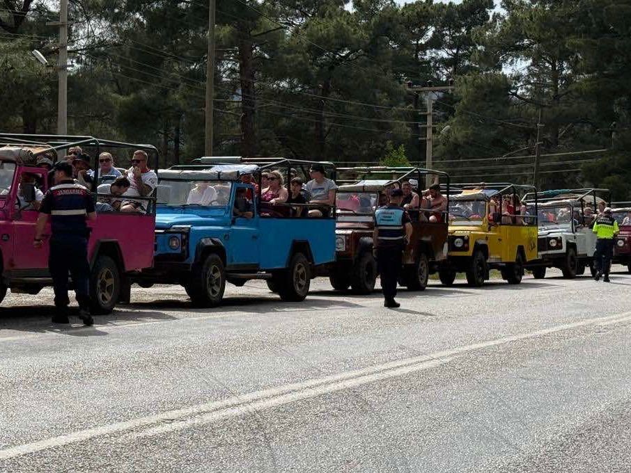 Muğla'da safari araçlarına denetim