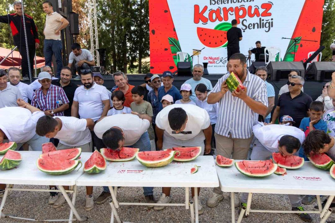 Manavgat’ta Belenobası Karpuz Şenliği coşkuyla kutlandı