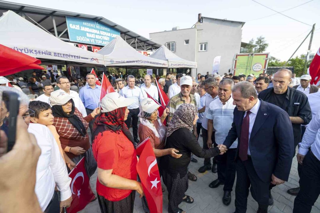 Mersin’de üreticiye ekipman desteği
