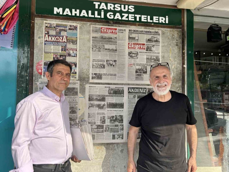 Mersin’de 48 yıllık duvar gazetesi geleneği