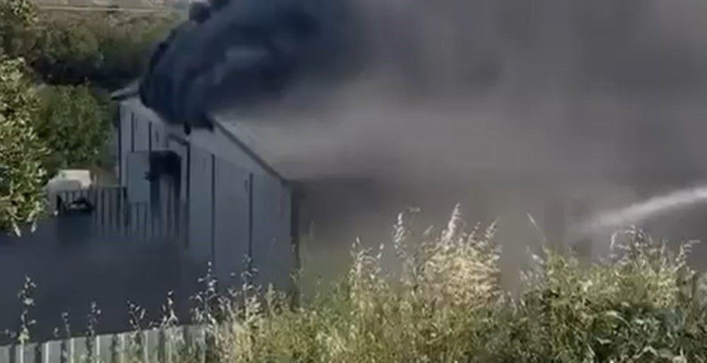 Bodrum’da işçilerin kaldığı konteynerlerde yangın çıktı