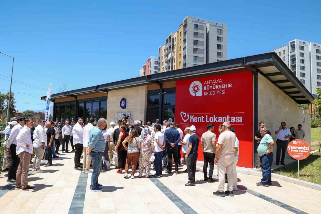 Antalya Büyükşehir Belediyesi Kent Lokantası hizmete girdi