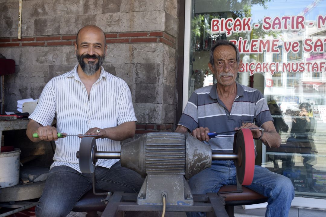 Bıçakçılarda bayram tarifesi; bileme 50 lira