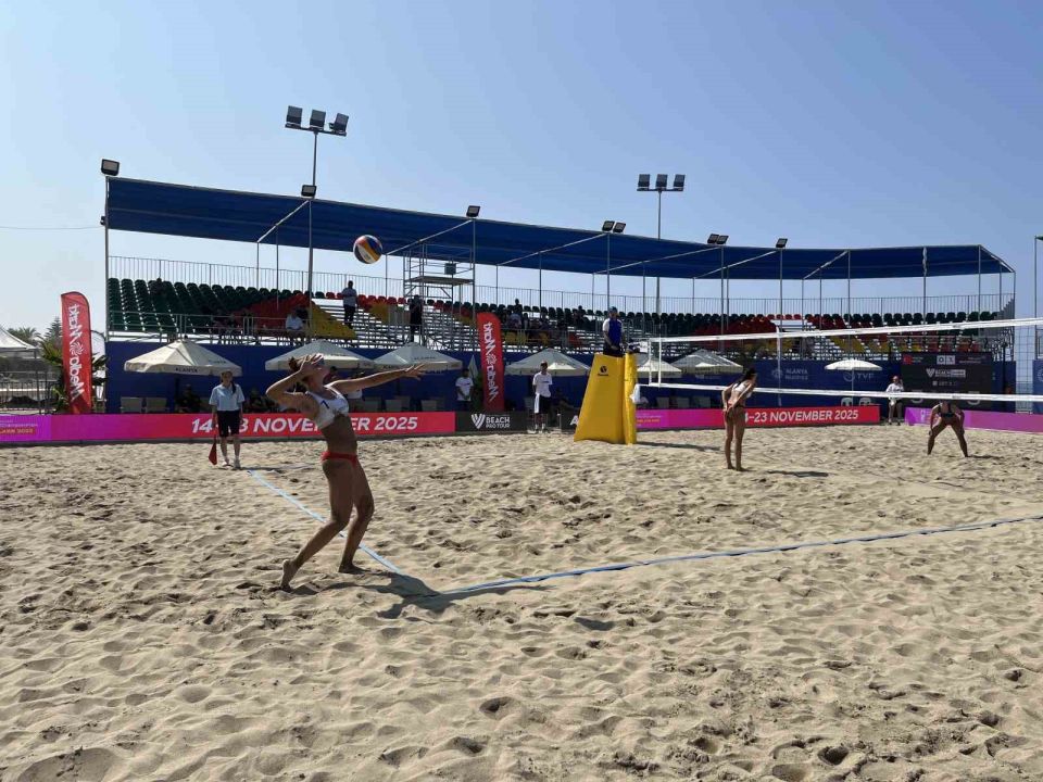 Alanya Dünya Plaj Voleybolu Pro Tur  etabı başladı