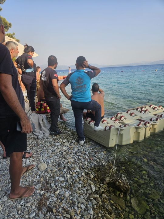 Muğla’da kürek sörfü yapan 2 kişiden 1'i kayıp; olay öncesi kamerada