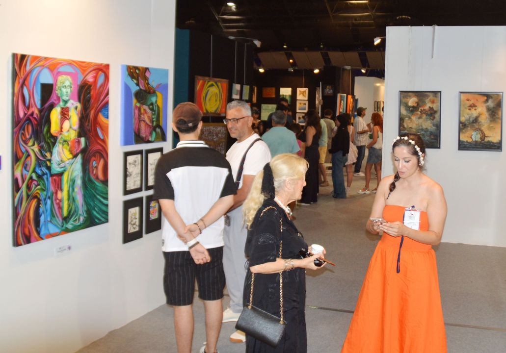 Fuarda sanat dersi
