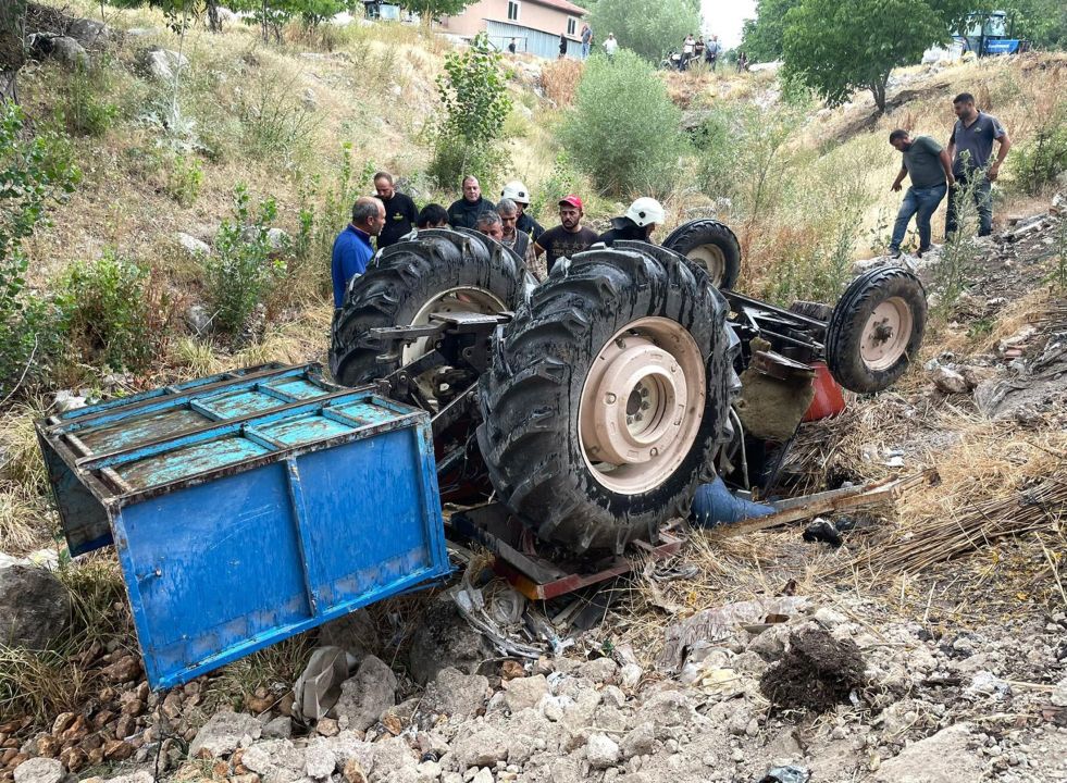 Alim öğretmen traktör kazasında öldü