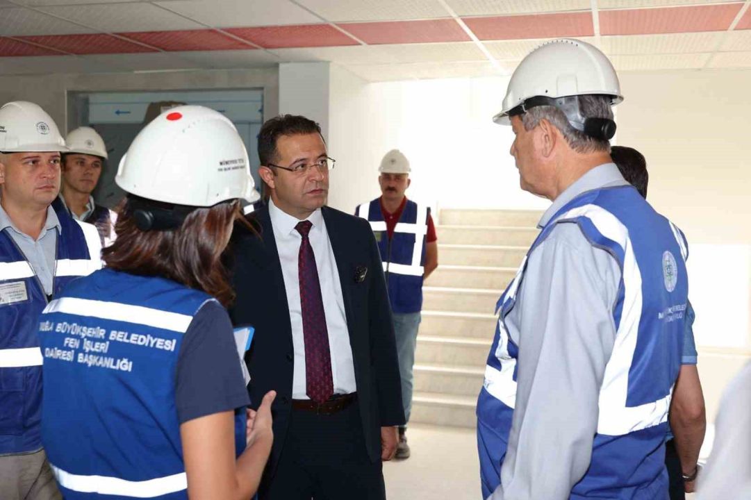 Menteşe’de devam eden yatırımlar yerinde inceledi