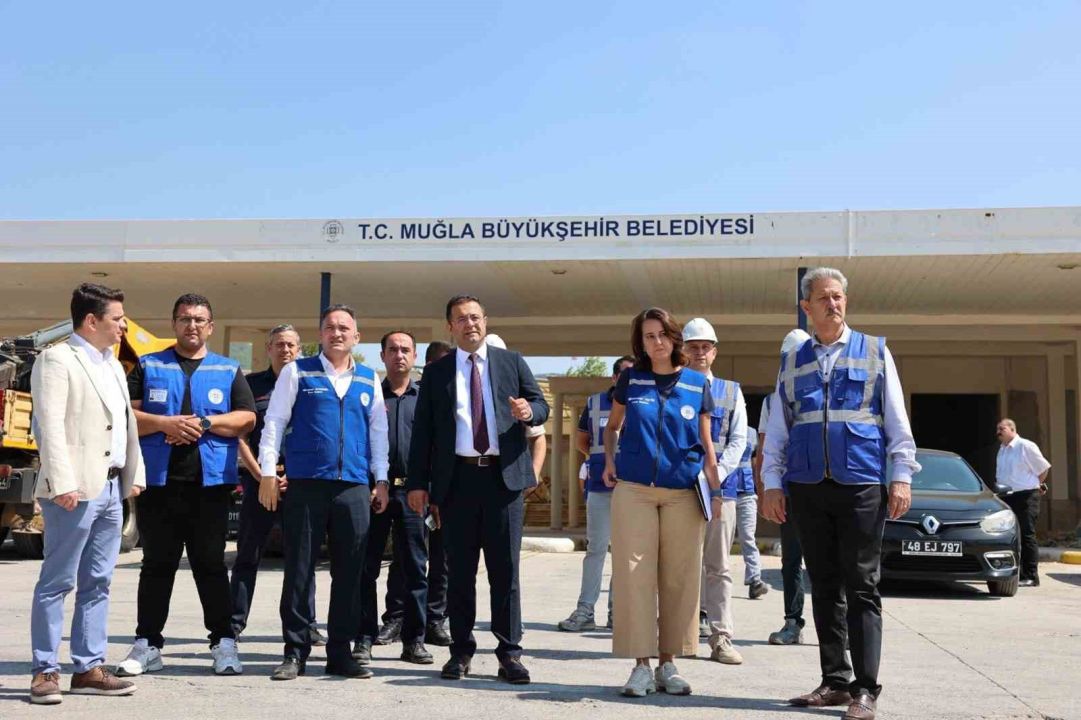 Menteşe’de devam eden yatırımlar yerinde inceledi
