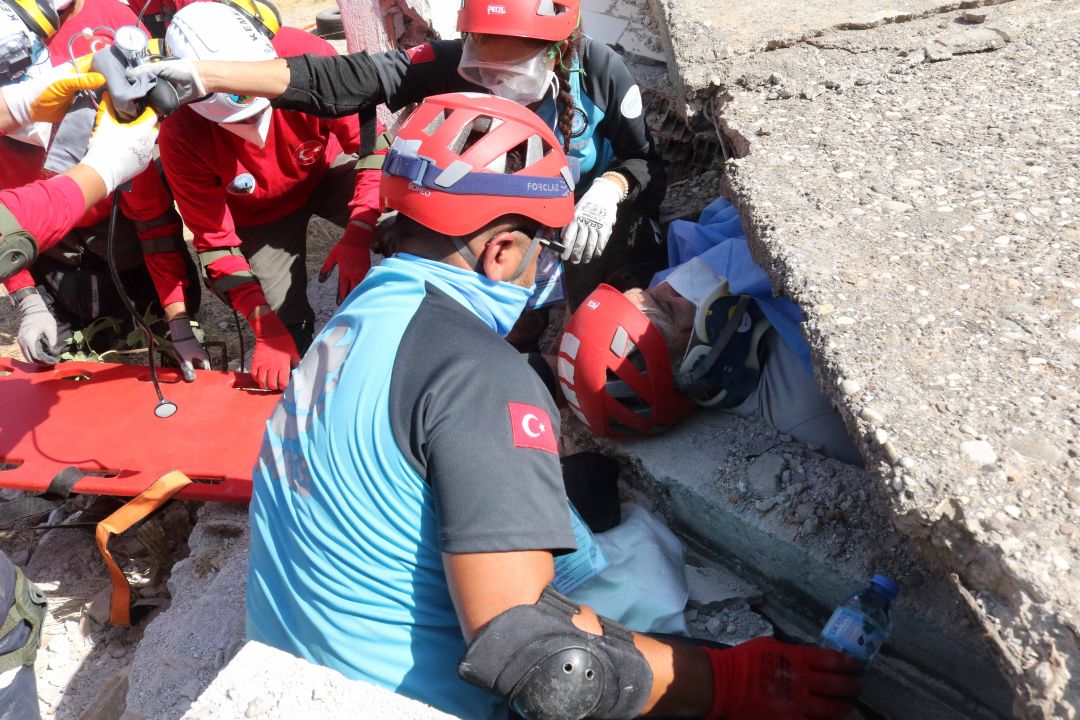 Antalya'da film gibi tatbikat