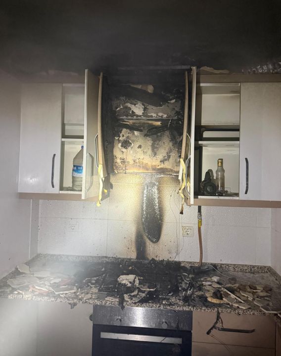 Apartmanda yangın paniği