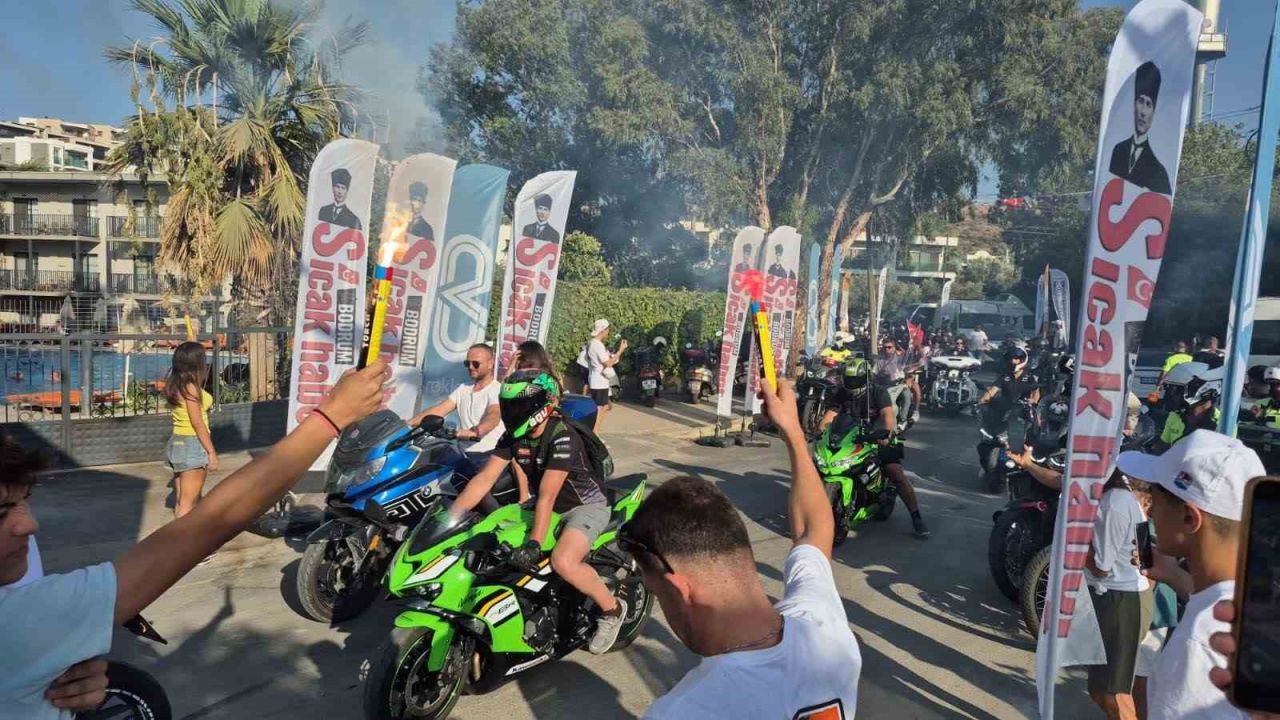 Binlerce motosiklet tutkunu Bodrum’da buluştu