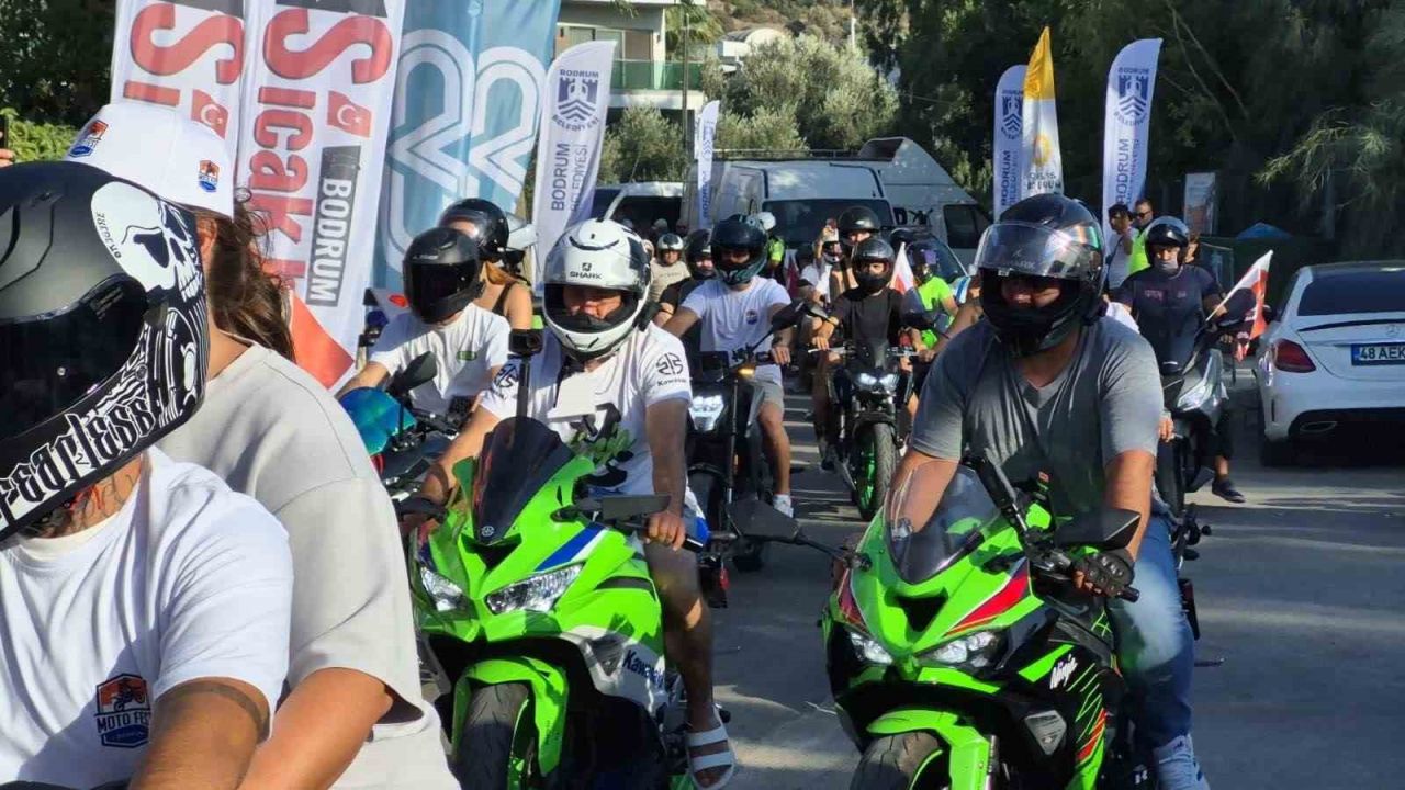 Binlerce motosiklet tutkunu Bodrum’da buluştu