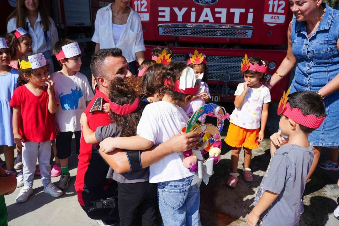 Minikler yangın güvenliğiyle ilgili bilinçlendi