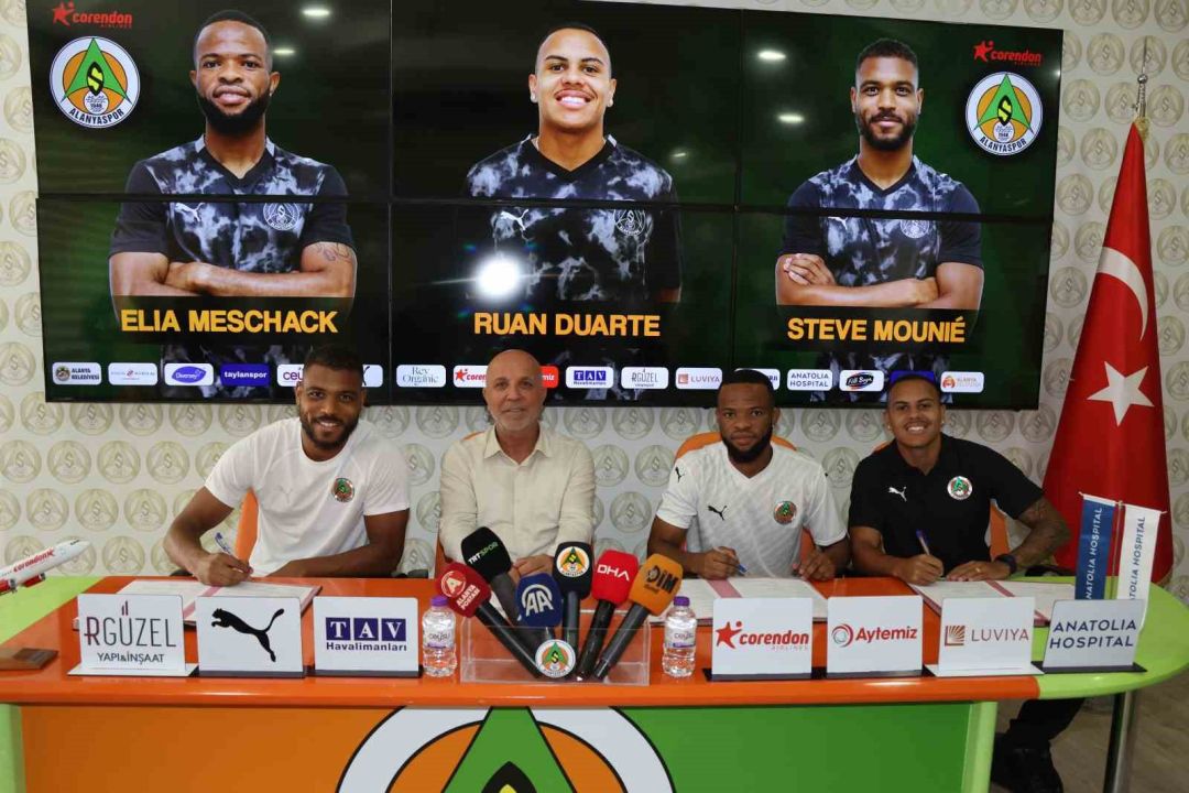 Alanyaspor’dan 3 imza
