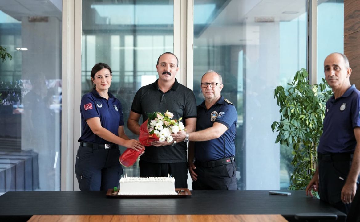Kotan, personelin zabıta haftasını kutladı