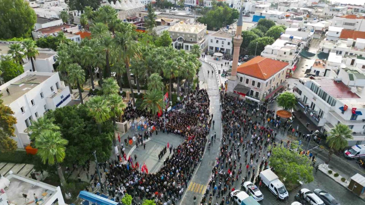 Bodrum’da Atatürk anıldı