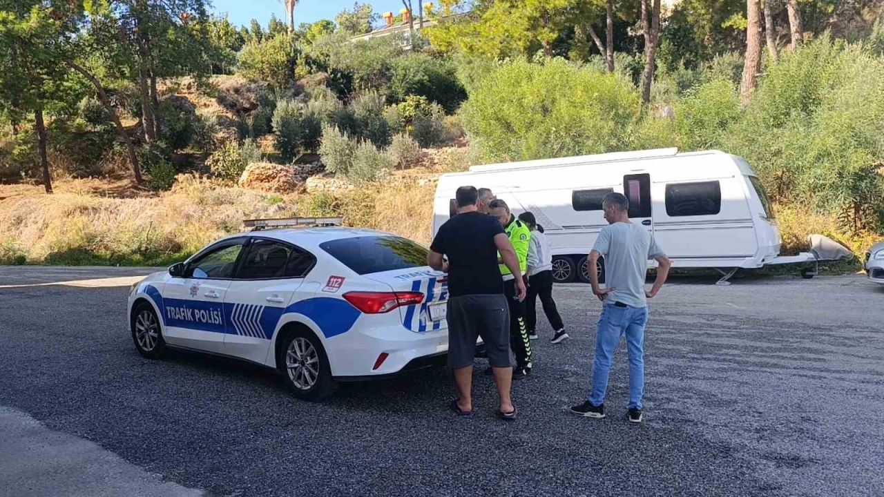 Trafik kazasında 9 aylık bebek hastaneye kaldırıldı