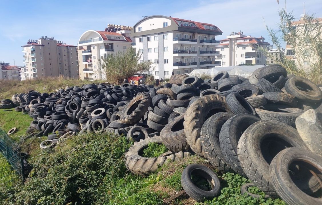 Alanya’da 6 yılda 30 tır atık araç lastiği, geri dönüşümle ekonomiye kazandırıldı