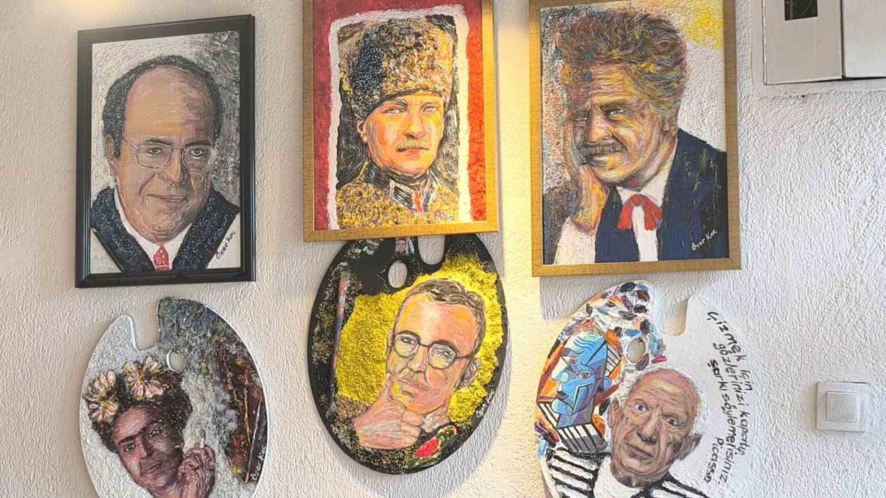 Çöpten sanat üretiyor