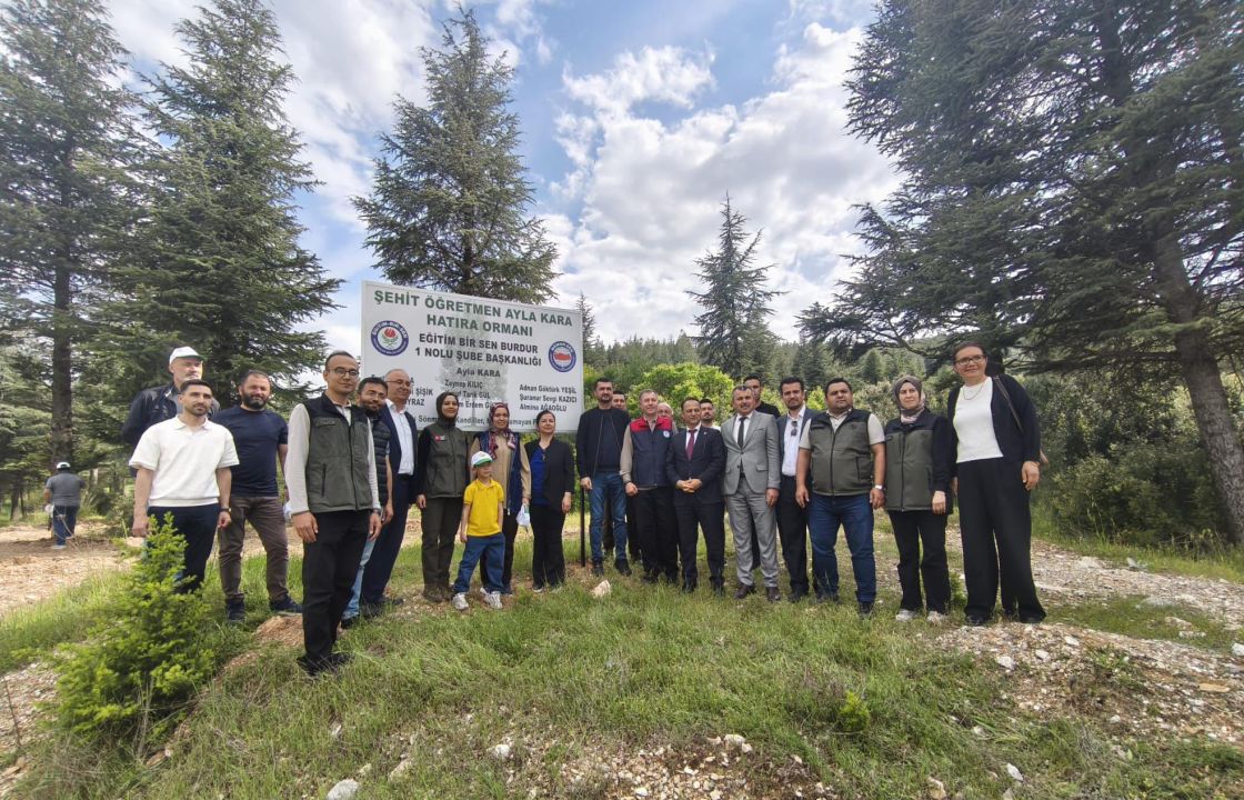 Okul saldırısında hayatını kaybedenler için hatıra ormanı