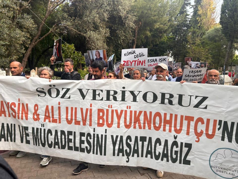 Mermer ocaklarına karşı mücadele eden Büyüknohutçu çifti anıldı