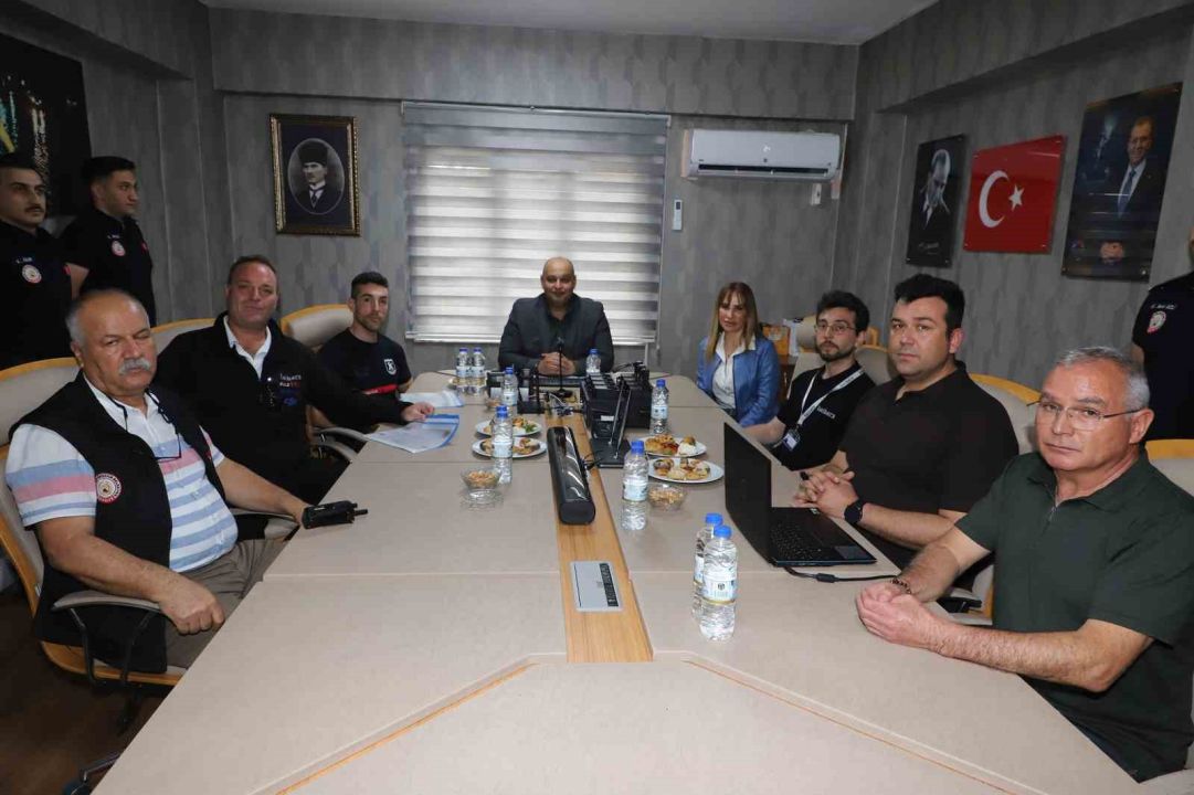 Mersin itfaiyesinin AKOM sistemi İspanyol heyeti etkiledi