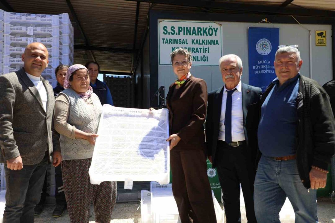 Muğla Büyükşehir’den İpek böcekçiliğine destek