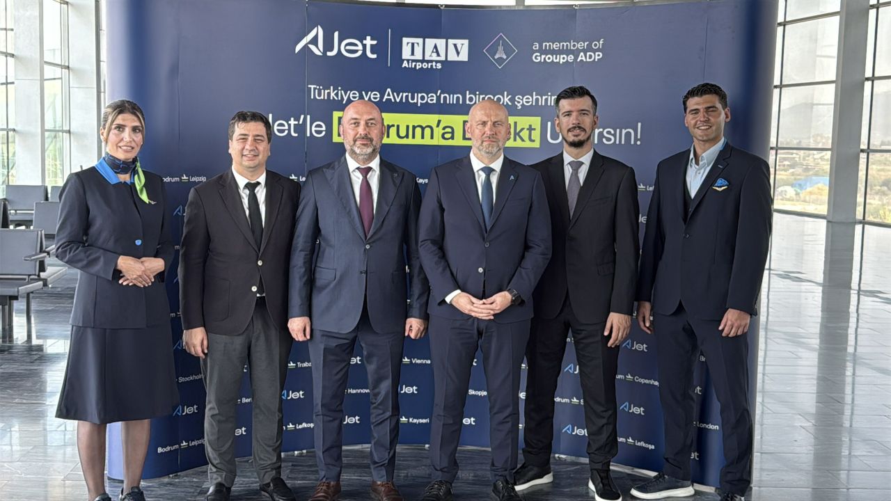 AJet, Milas-Bodrum Havalimanı'ndan Avrupa’ya direkt seferlere başladı