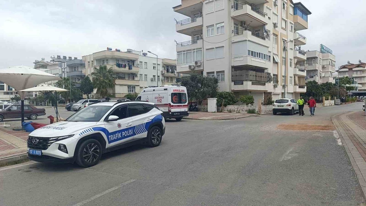 Otomobille çarpışan bisikletin sürücüsü yaralandı
