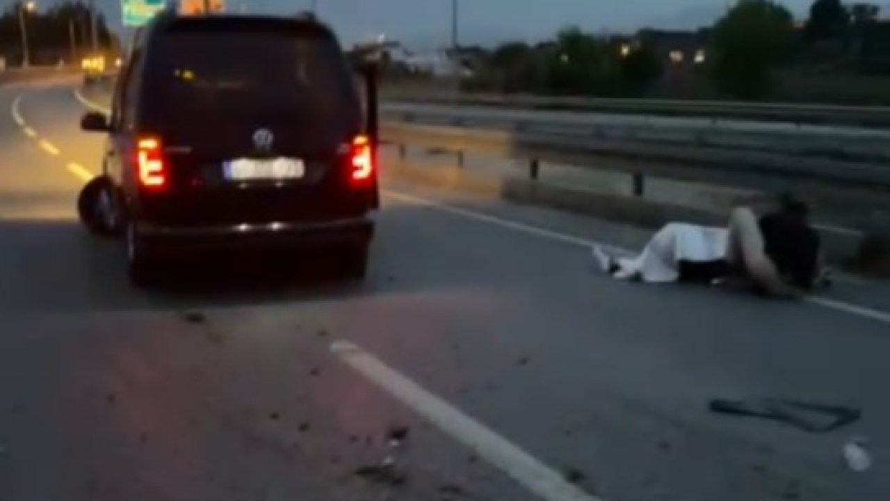 Manavgat’ta araç refüjü aşıp karşı şeride geçti: 1 yaralı