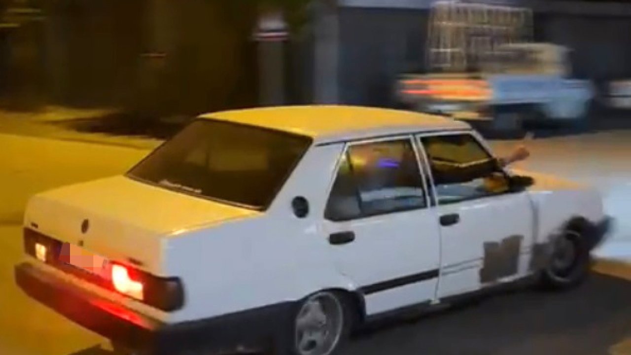 Drift atan sürücüye 47 bin TL ceza