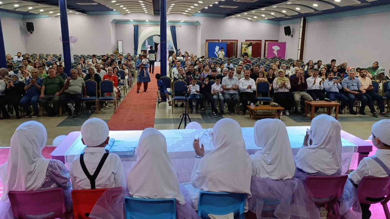 Anamur’da 4-6 yaş öğrencileri yıl sonu heyecanı yaşadı
