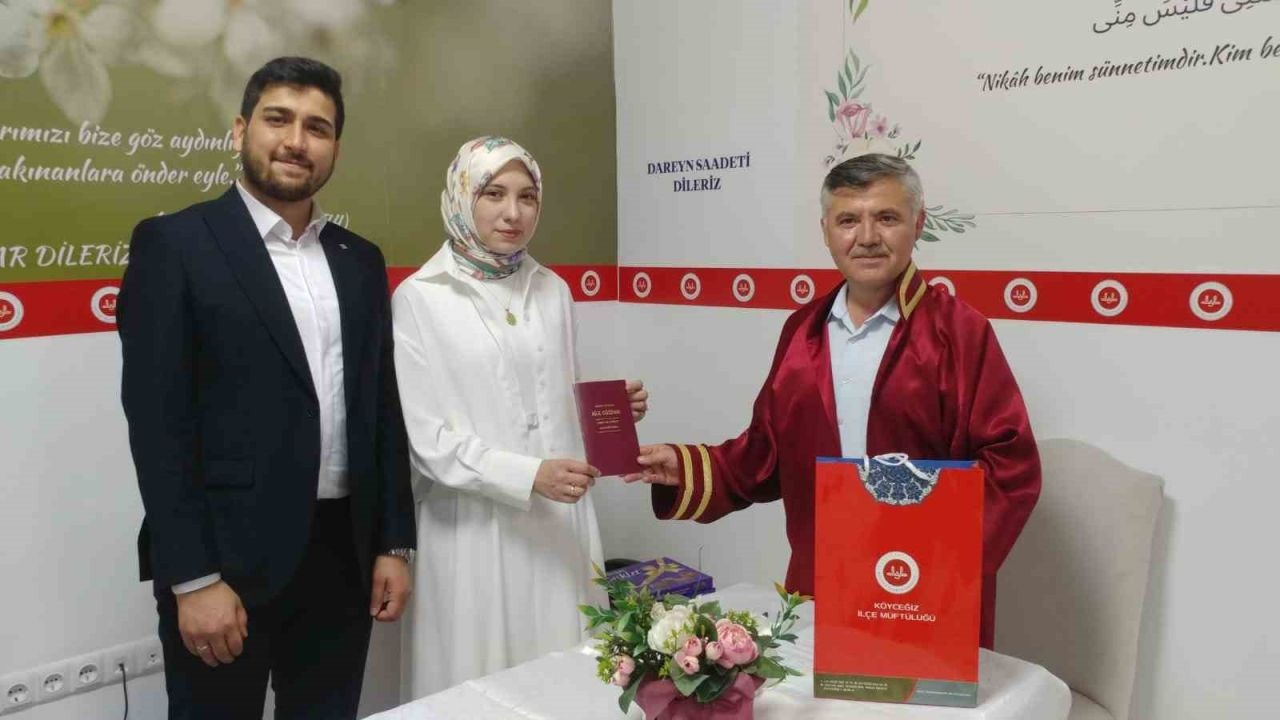 Köyceğiz Müftülüğü’nün yeni nikah salonu açıldı
