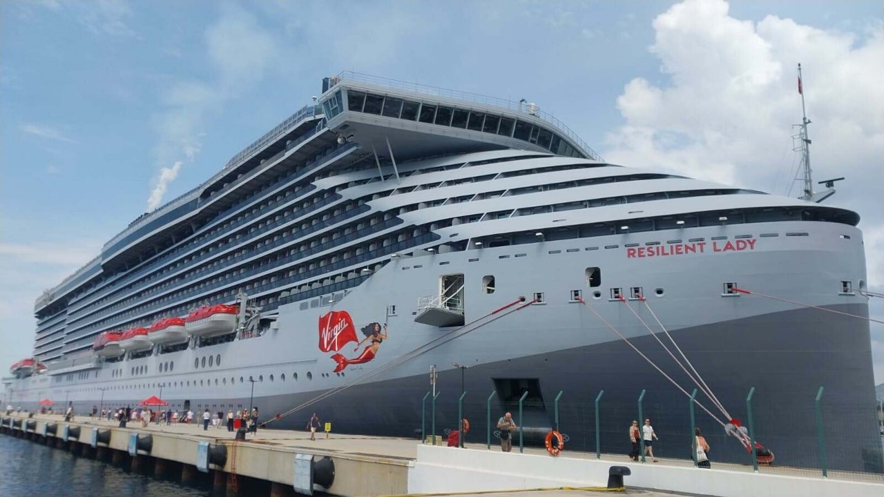 Bodrum’a denizden 2 bin 539 turist geldi