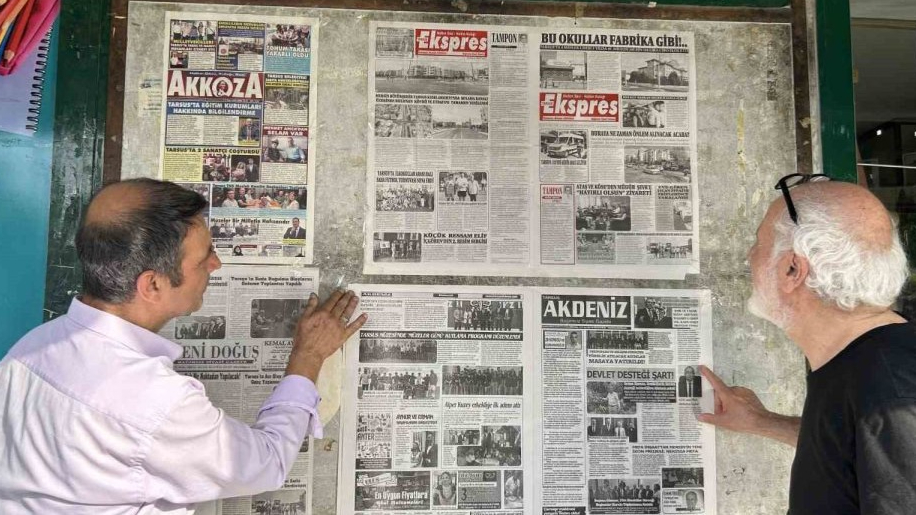Mersin’de 48 yıllık duvar gazetesi geleneği