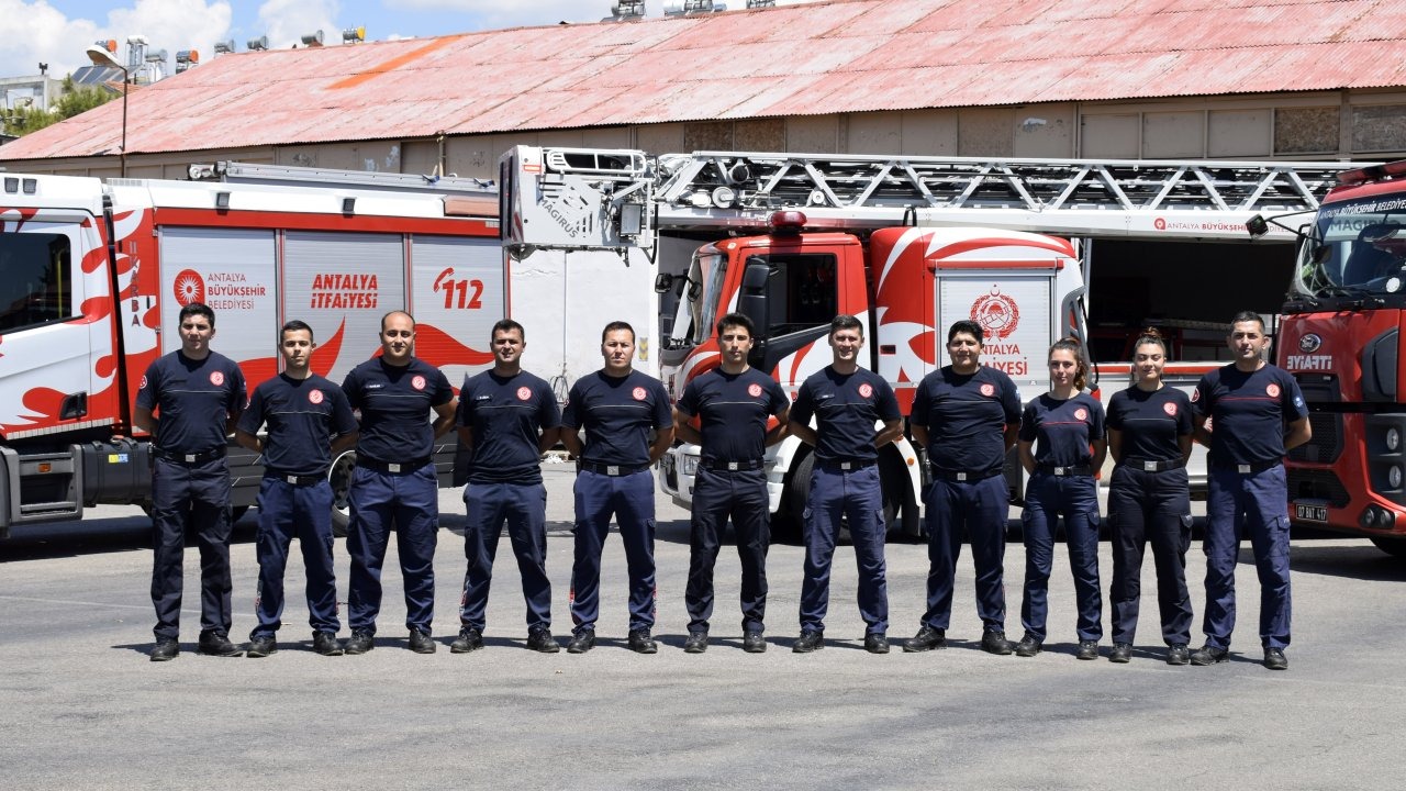 Antalya İtfaiyesi yaz sezonuna hazır
