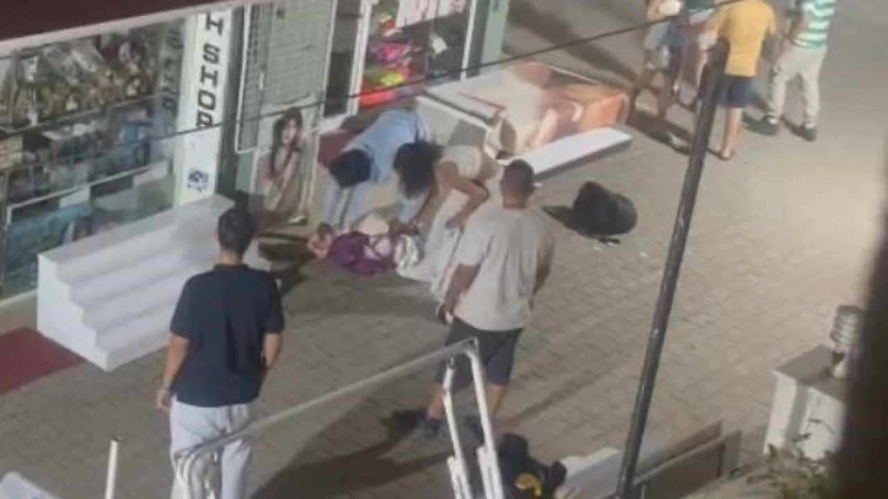 İngiliz turist kadınlar Marmaris’i birbirine kattı