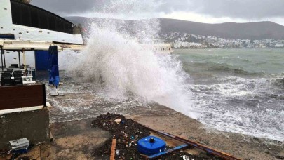 Bodrum-Datça arası denizlerde fırtına uyarısı