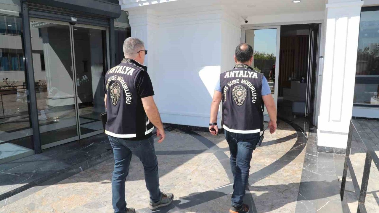 Antalya’da günübirlik kiralık evlere eş zamanlı denetim