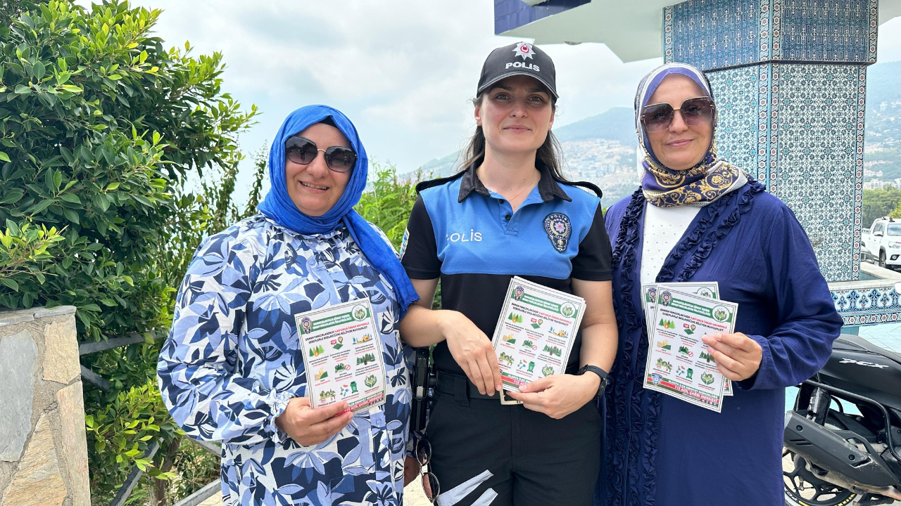 Alanya’da orman yangınlarına karşı bilinçli adım!